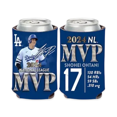 MLB Wincraft Dodgers Shohei Ohtani National League MVP 2024 Award Commemoration Can Cooler