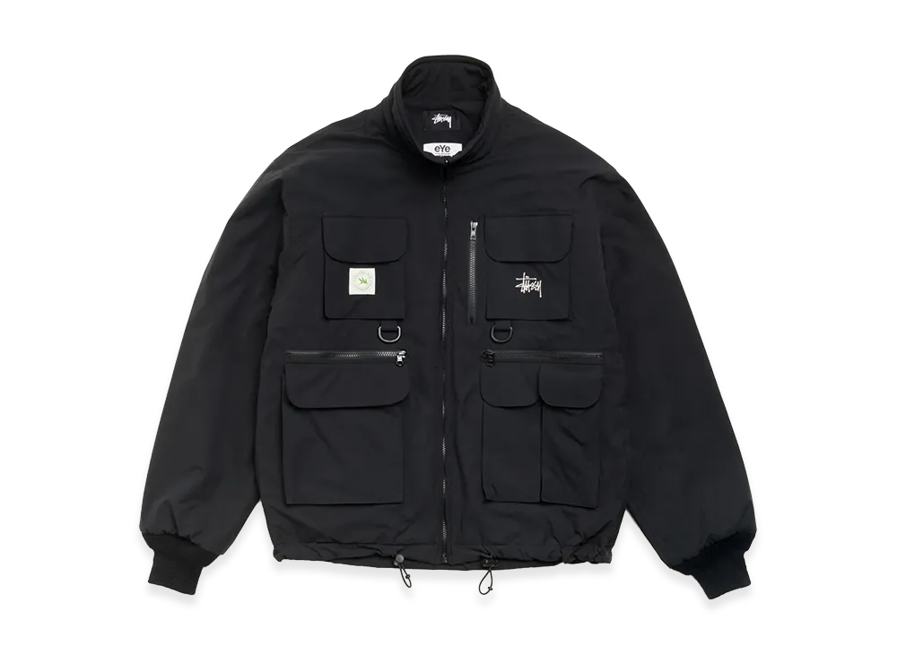 eYe JUNYA WATANABE MAN x Stussy x Spiewak Triple Name Tech Jacket "Black"