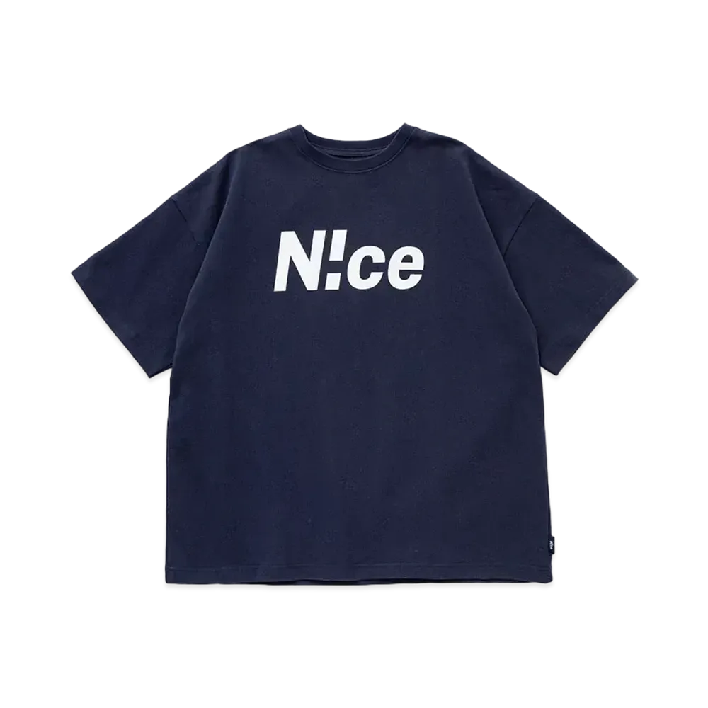 N!ce Basic Tee "Navy"