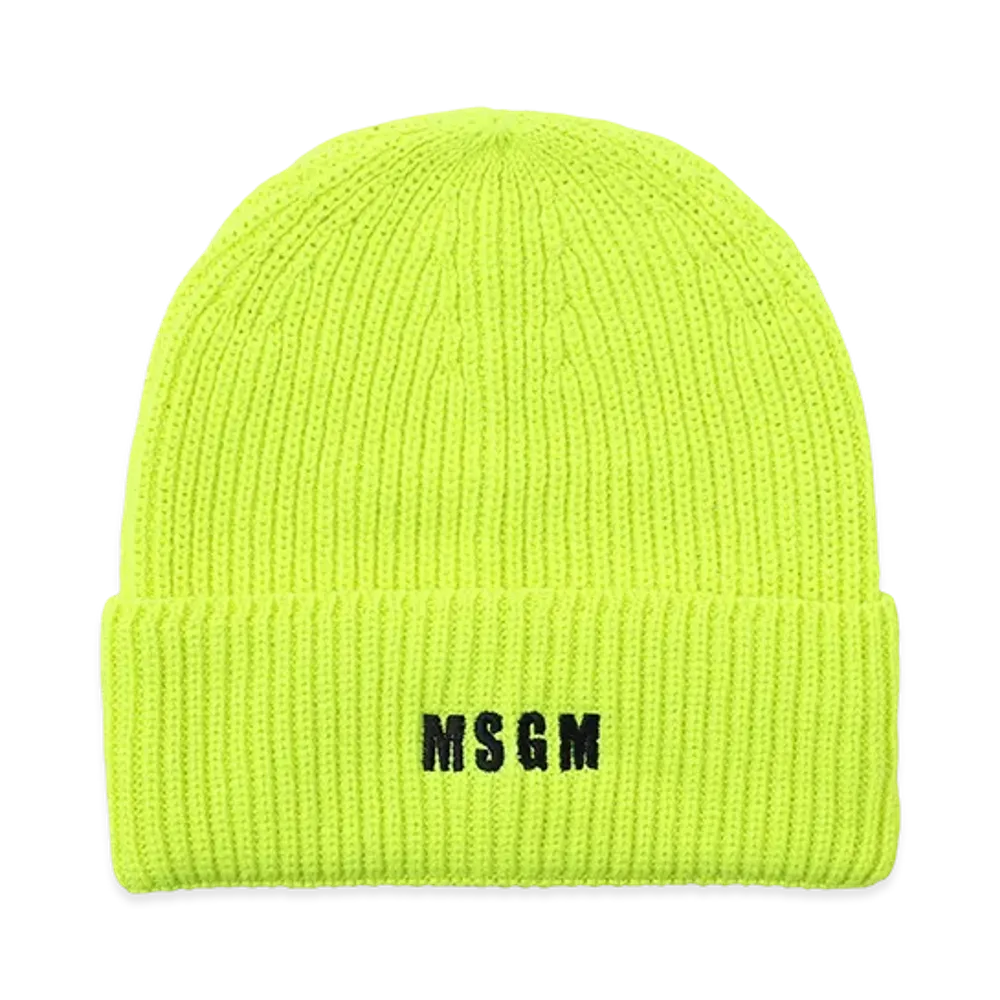 MSGM Knit Cap "Yellow"