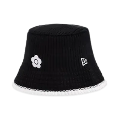 NEW ERA x MARY QUANT Knit Bucket Hat "Black"