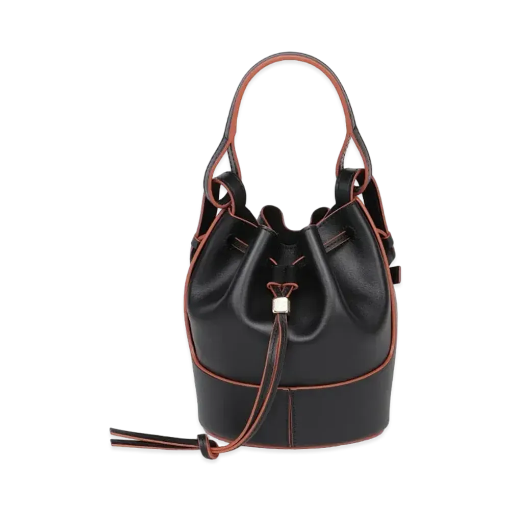 LOEWE Mini Balloon Bag In Nappa Calfskin "Black"