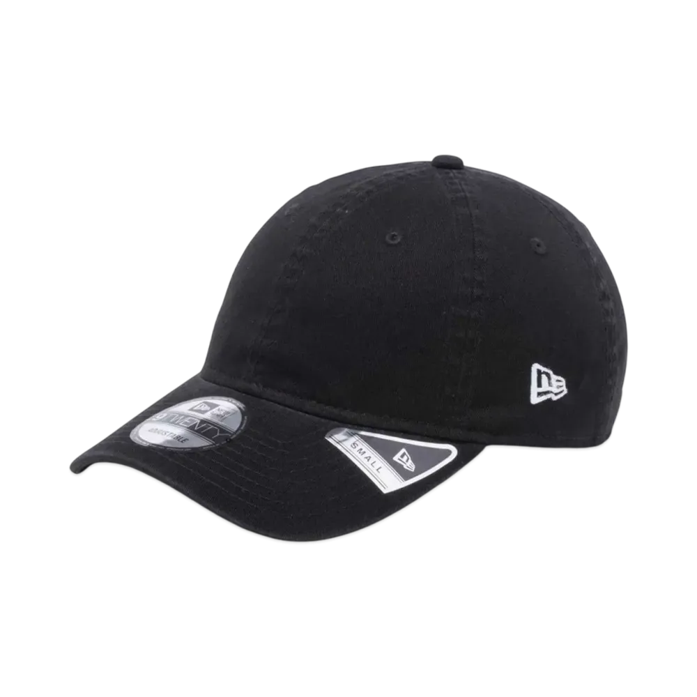 NEW ERA 9Twenty Small Cross Strap Washed Cotton Basic "Black"