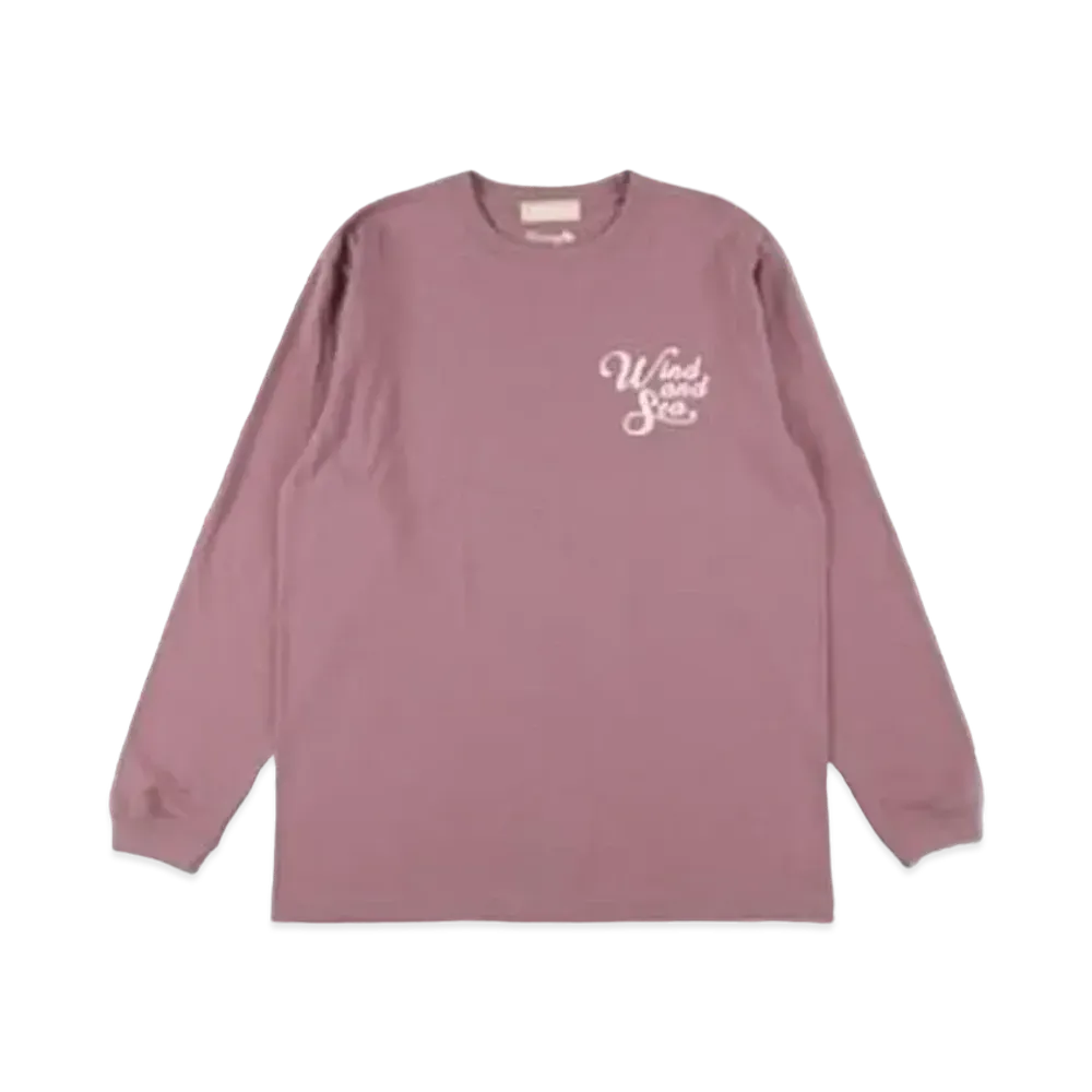 WIND AND SEA wds (n-Classic) L/S tee "Merlot"