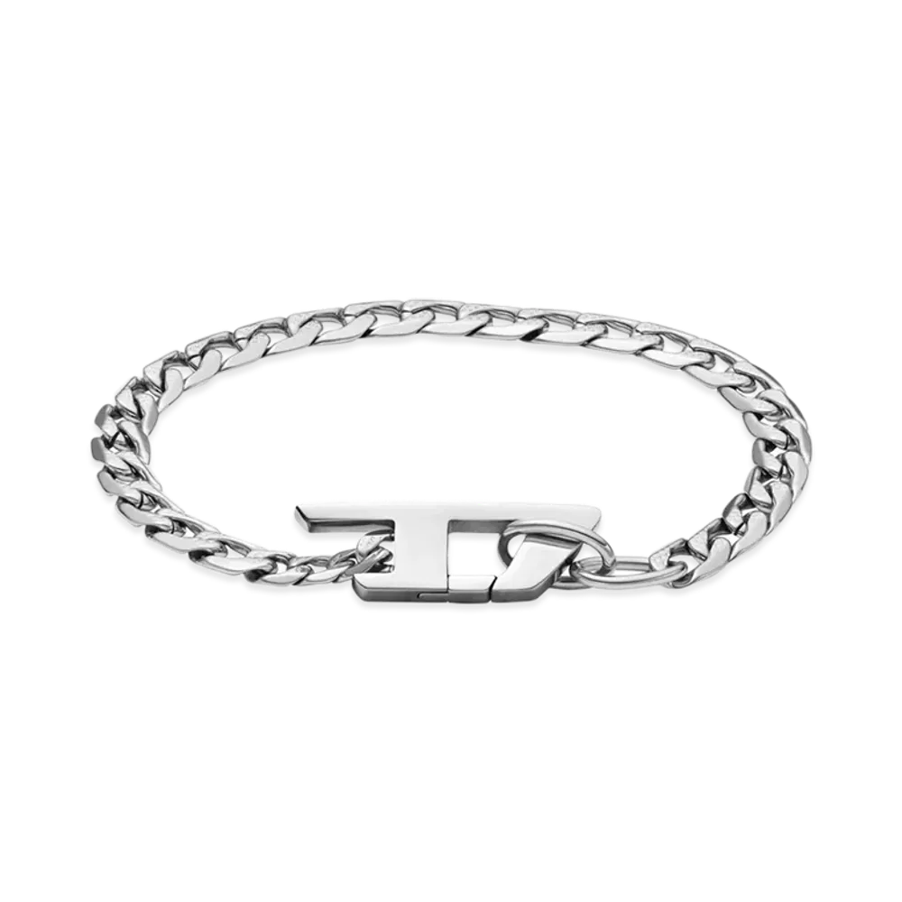 Diesel Dx1496 Stainless Steel Chain Bracelet "Silver"