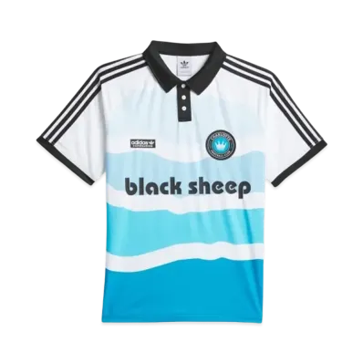 Charlotte FC × Black Sheep Skate Shop × adidas Originals Top "White/Sharp Blue/Black"