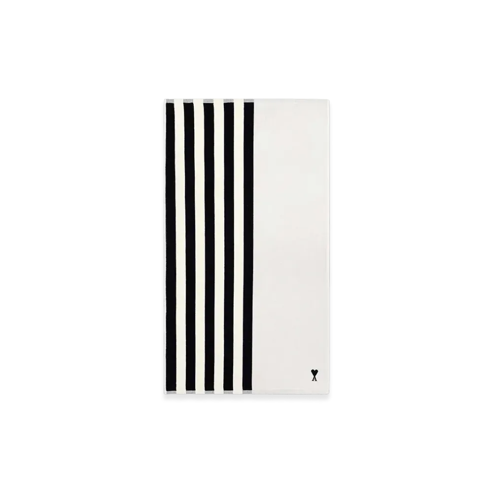 AMI PARIS Cotton Beach Towel "Cream"