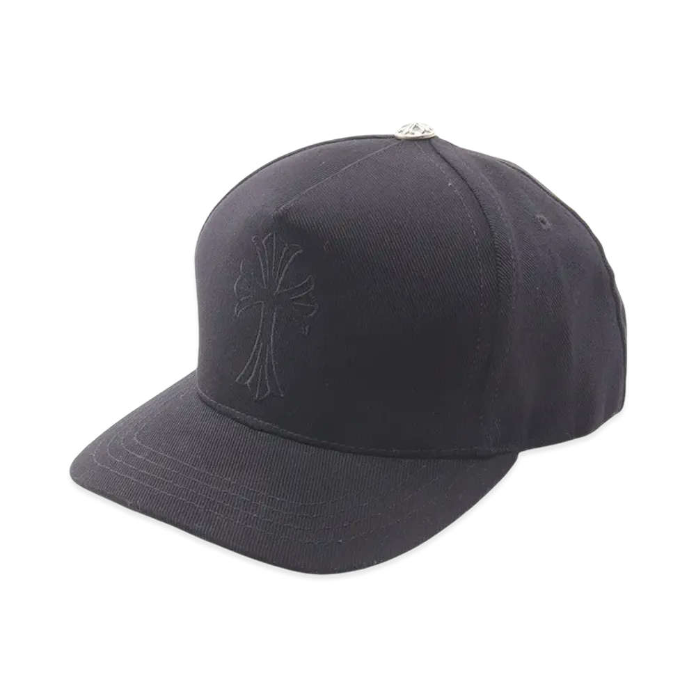 Chrome Hearts Cross Embroidery Baseball Cap "Black"