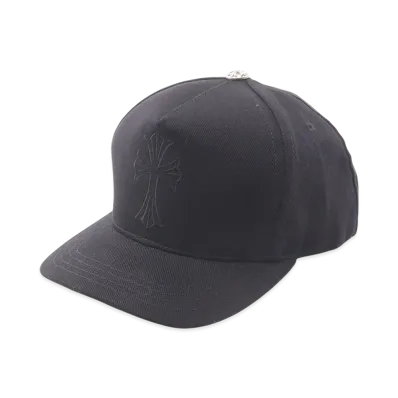 Chrome Hearts Cross Embroidery Baseball Cap "Black"