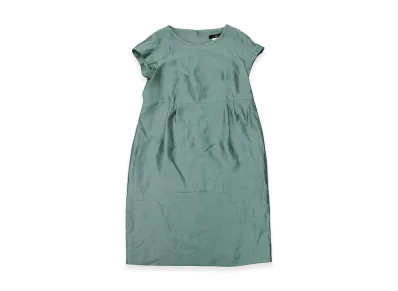 Weekend Max Mara Women's Linen Silk Satin Dress "Sage Green"