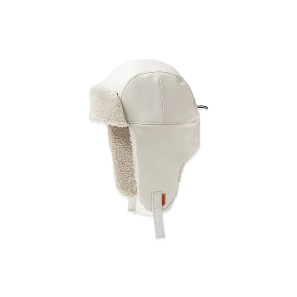 TIGHTBOOTH Leather Flight Cap "Ivory"