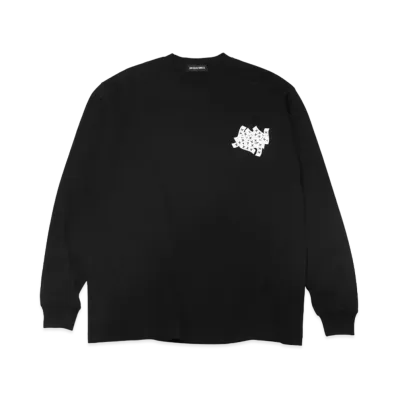 GOD SELECTION XXX Long Sleeve T-Shirt GX-A23-LT-06 "Black"