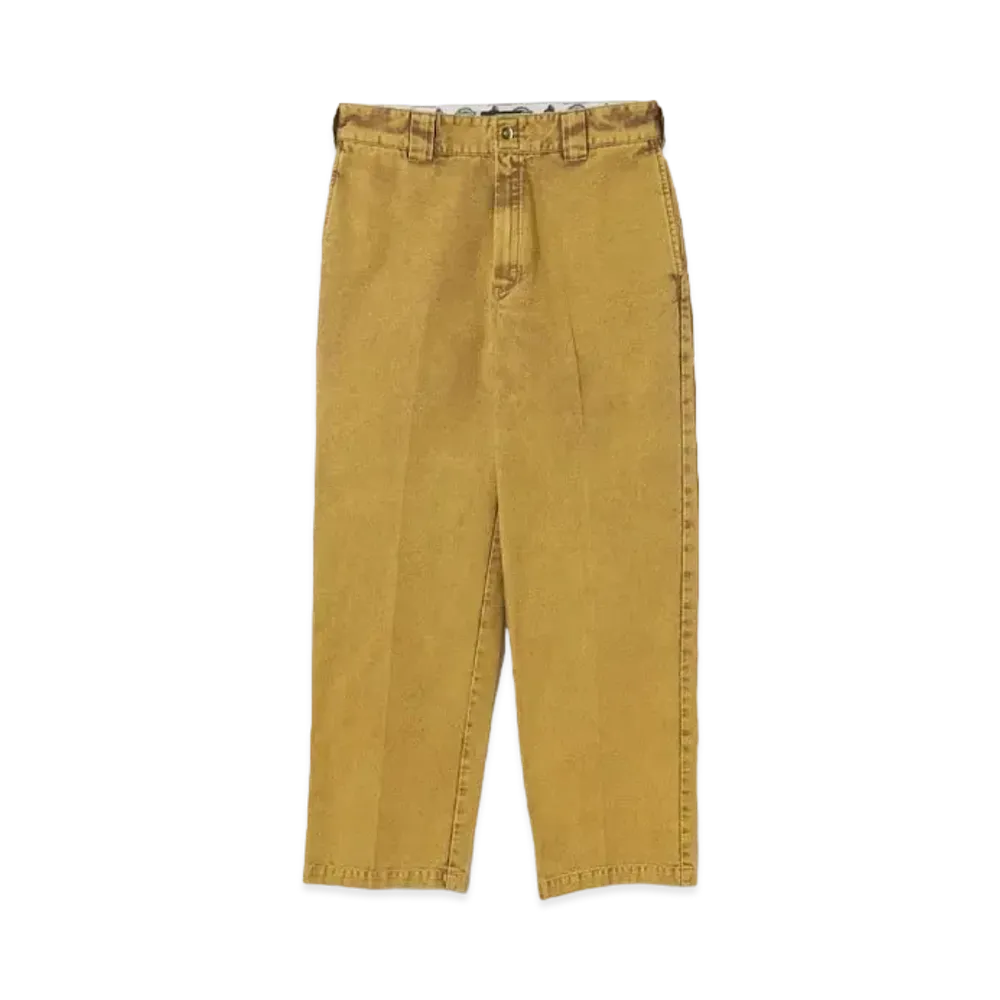 XLARGE x DICKIES Overdye Work Pants "Yellow"