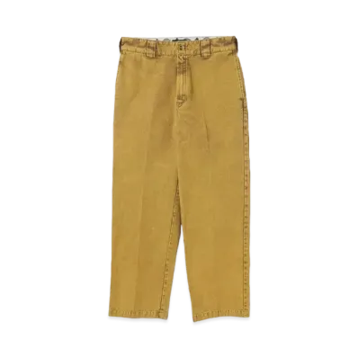 XLARGE x DICKIES Overdye Work Pants "Yellow"