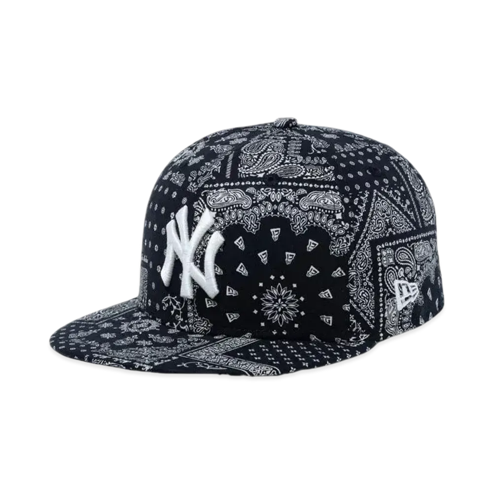 NEW ERA 59Fifty Floral Paisley New York Yankees "Black"
