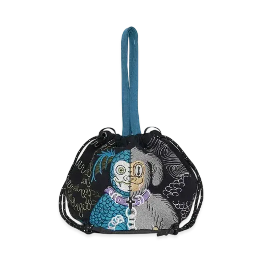 graniph x Ayako Ishiguro Biggie String Bag "Black"