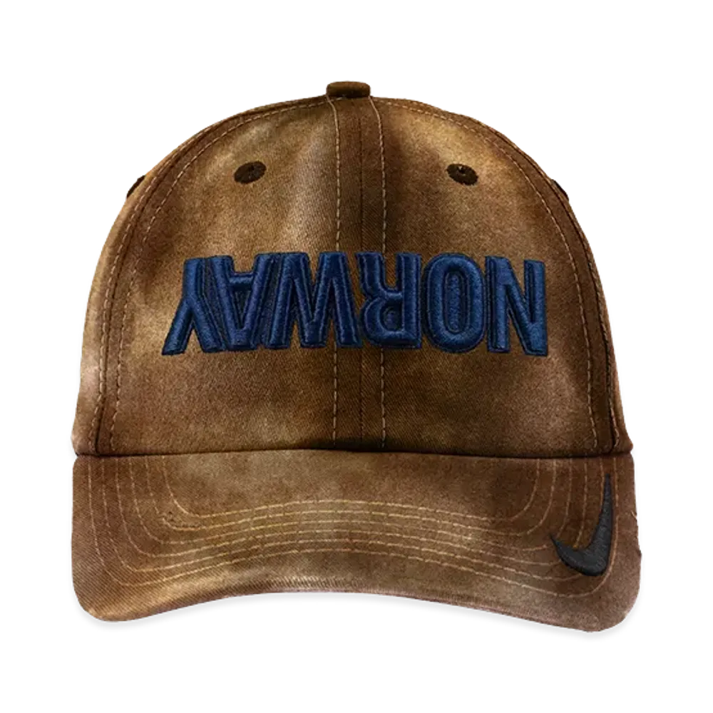 Travis Scott Cactus Jack x Nike Norway Distressed Total 90 Hat "Brown"