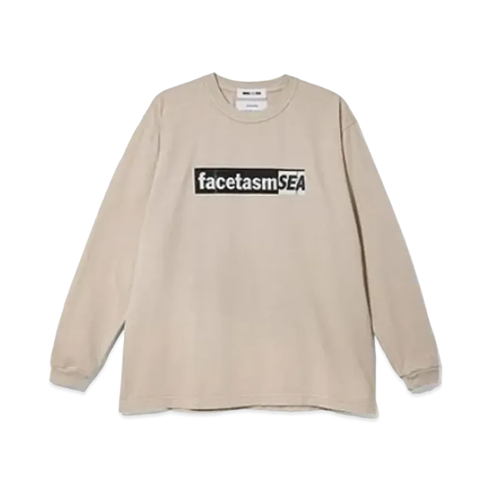 WIND AND SEA x FACETASM L/S Tee "Beige"