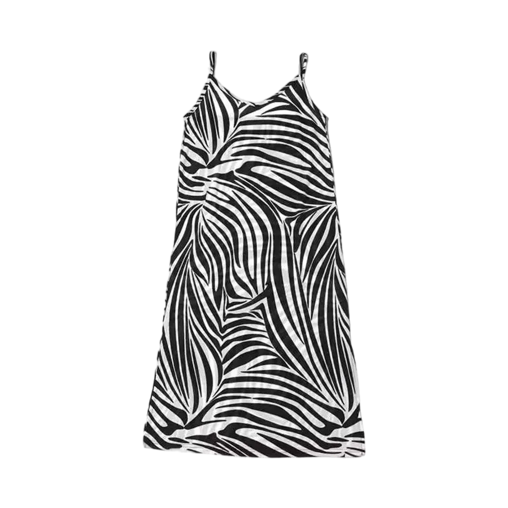 atmos pink Zebra Pattern Dress "Black"