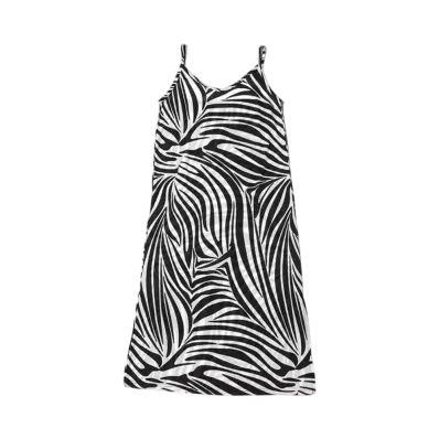atmos pink Zebra Pattern Dress "Black"