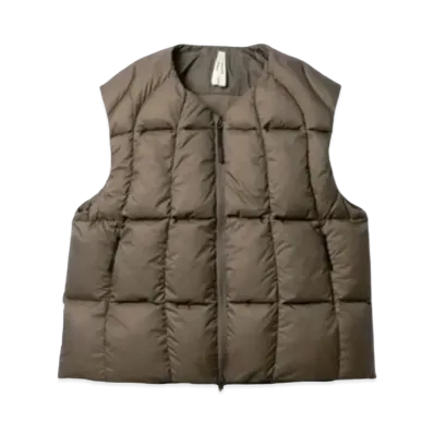 Goldwin 0 Three-Dimensional Down Light Vest (Unisex) "Morel"