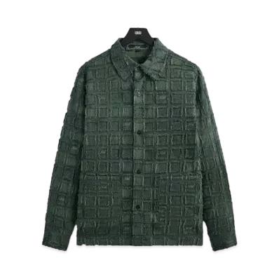 Kith Fils Coupe Check L/S Boxy Collared Overshirt "Stadium"