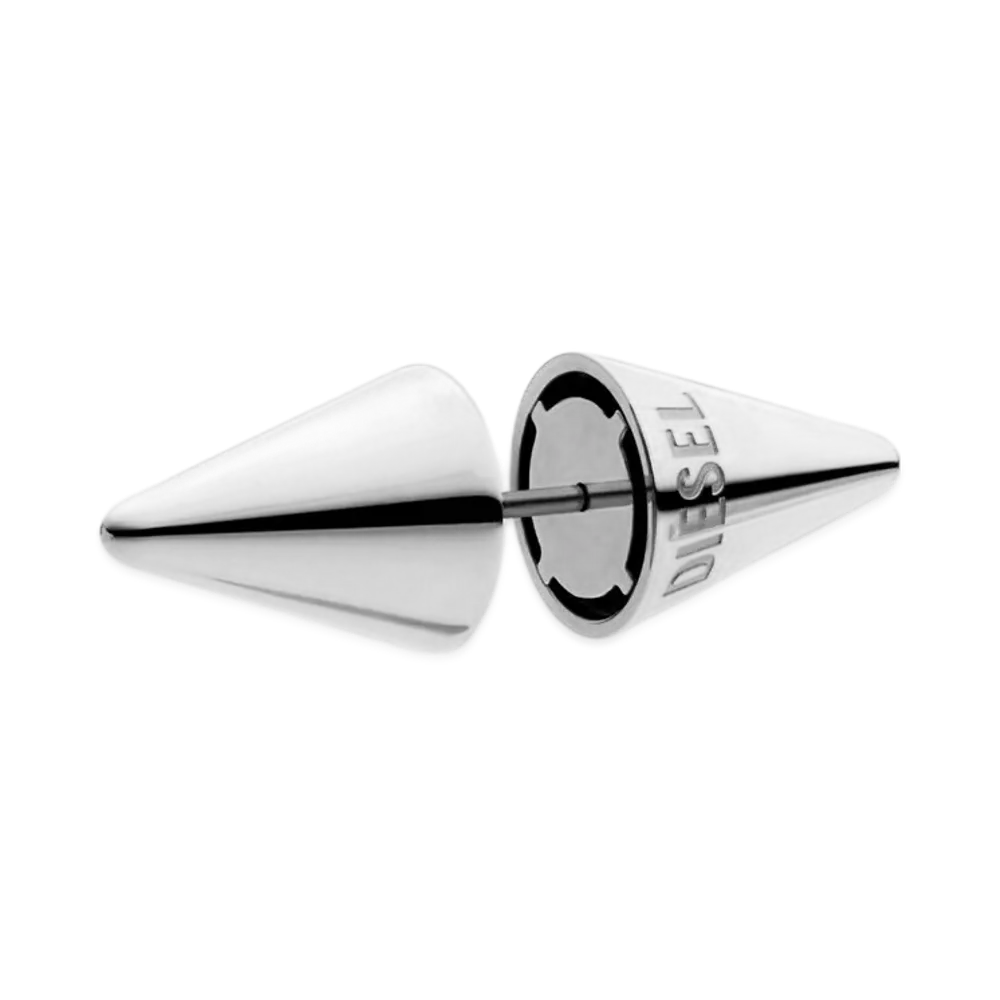 Diesel Dx1640040 Stainless Steel Spike Stud Earring "Silver"