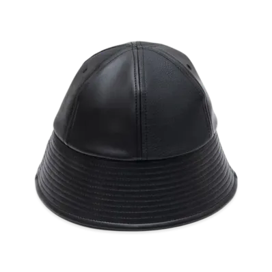 COMME des GARCONS HOMME Synthetic Leather Mix "Black"
