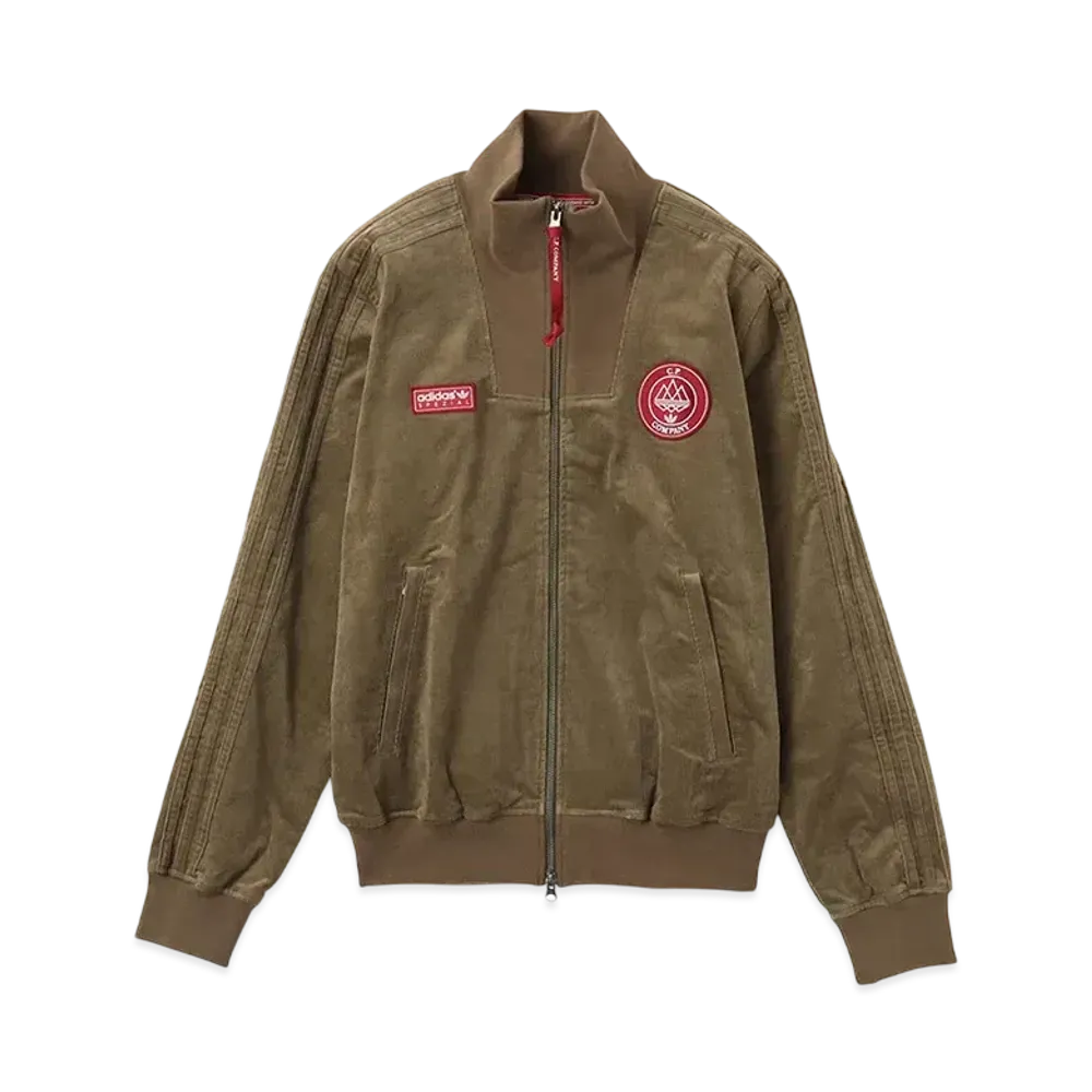 C.P. Company x adidas SPZL Stand Track Top "Brown"