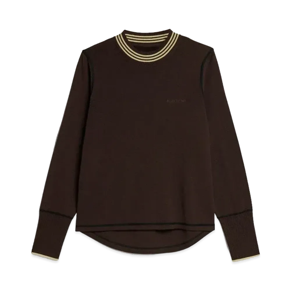 Adidas x Wales Bonner Long Sleeve Knit Top "Dark Brown"