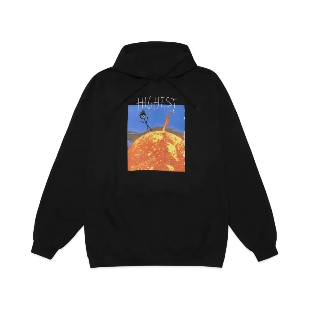 Travis Scott Cactus Jack Highest In The Room Sun Hoodie "Black"