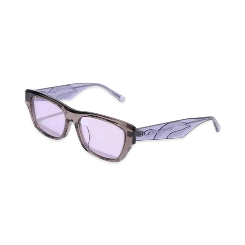 A BATHING APE Shark Sunglasses #3 "Purple"