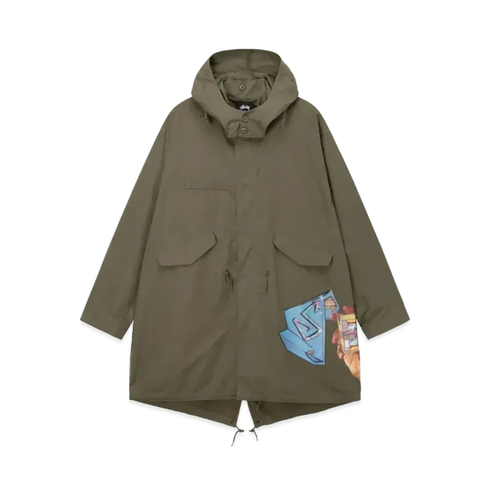 Stussy Goldie Fishtail Parka "Olive"