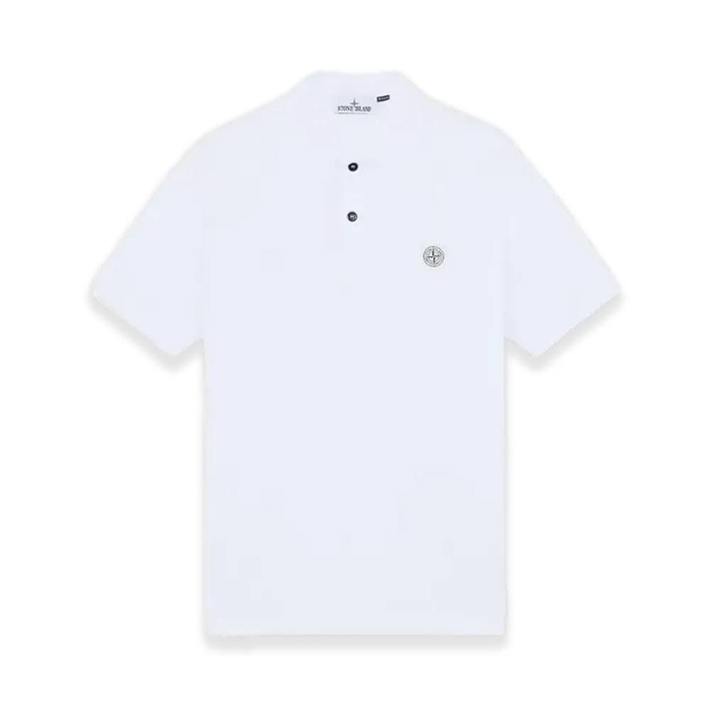Stone Island 220002R 50/2 Organic Cotton Pique "White"