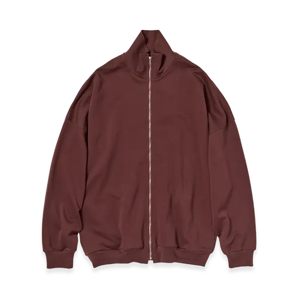 AURALEE Super High Gauge Sweat Zip Blouson "Burgundy"