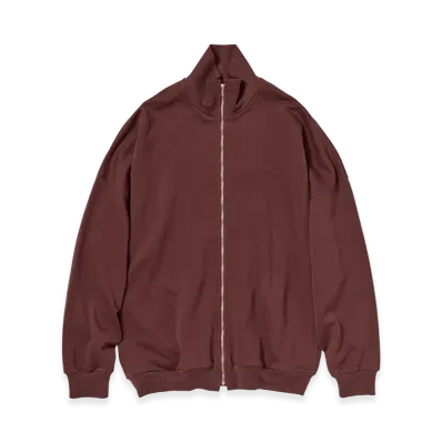 AURALEE Super High Gauge Sweat Zip Blouson "Burgundy"