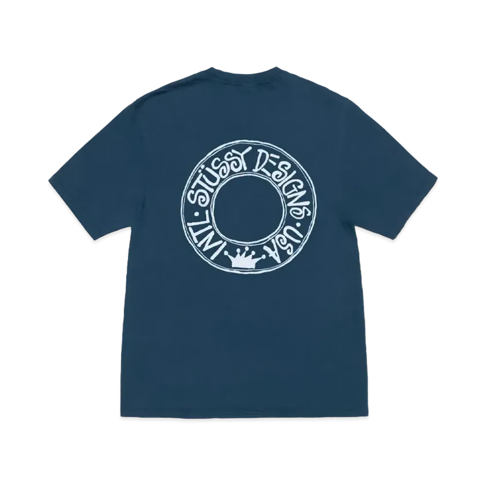 Stussy Buana Pigment Dyed Tee "Navy" (FA24)