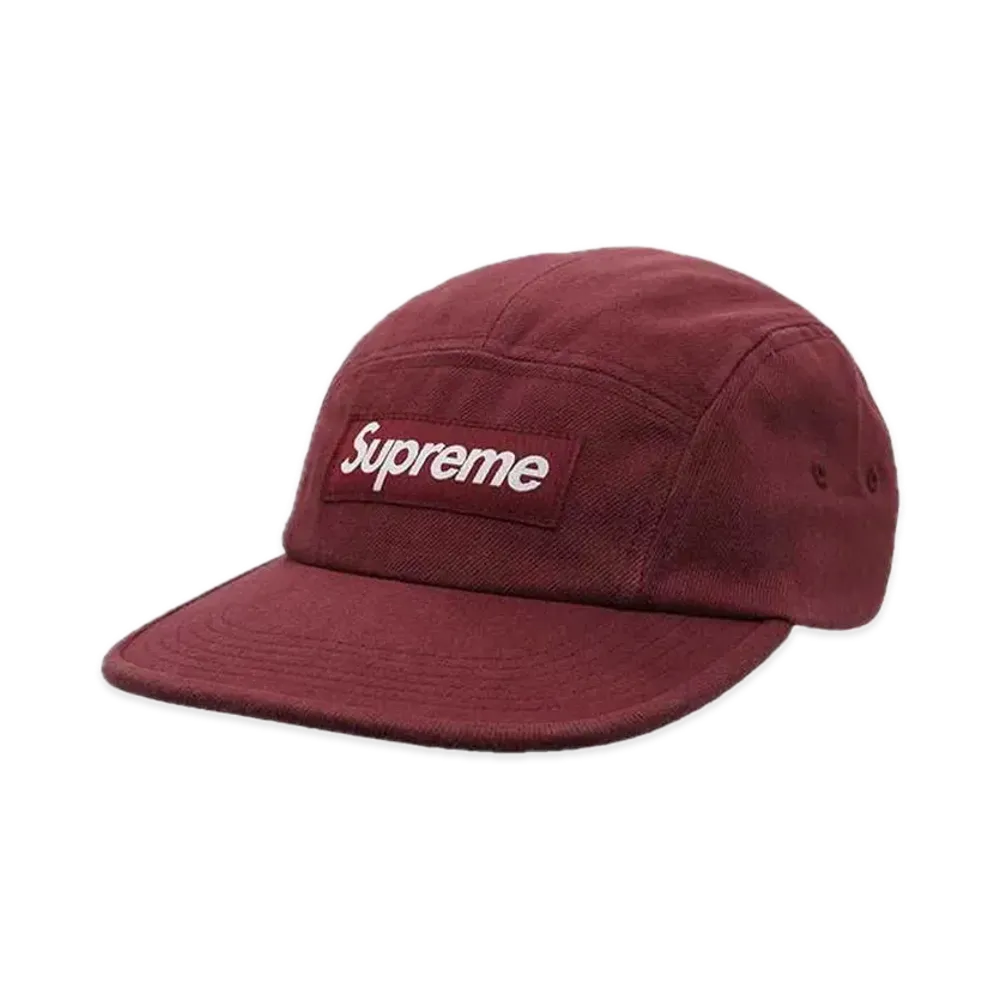 Supreme Denim Camp Cap "Cardinal" (24FW)