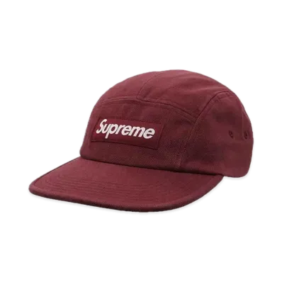 Supreme Denim Camp Cap "Cardinal" (24FW)