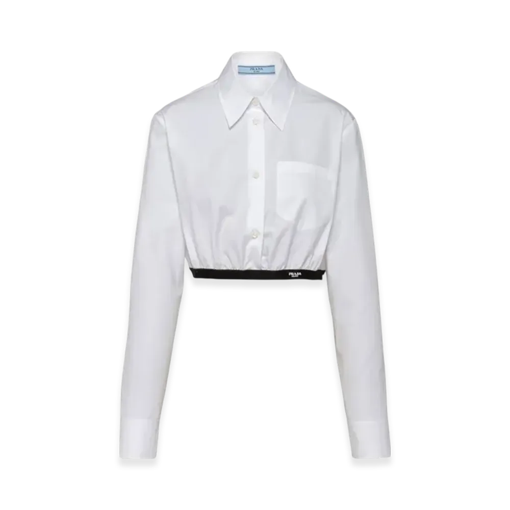 PRADA Women's Poplin Shirt "White"