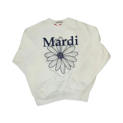 Mardi Mercredi Sweatshirt Flowermardi "White Navy"