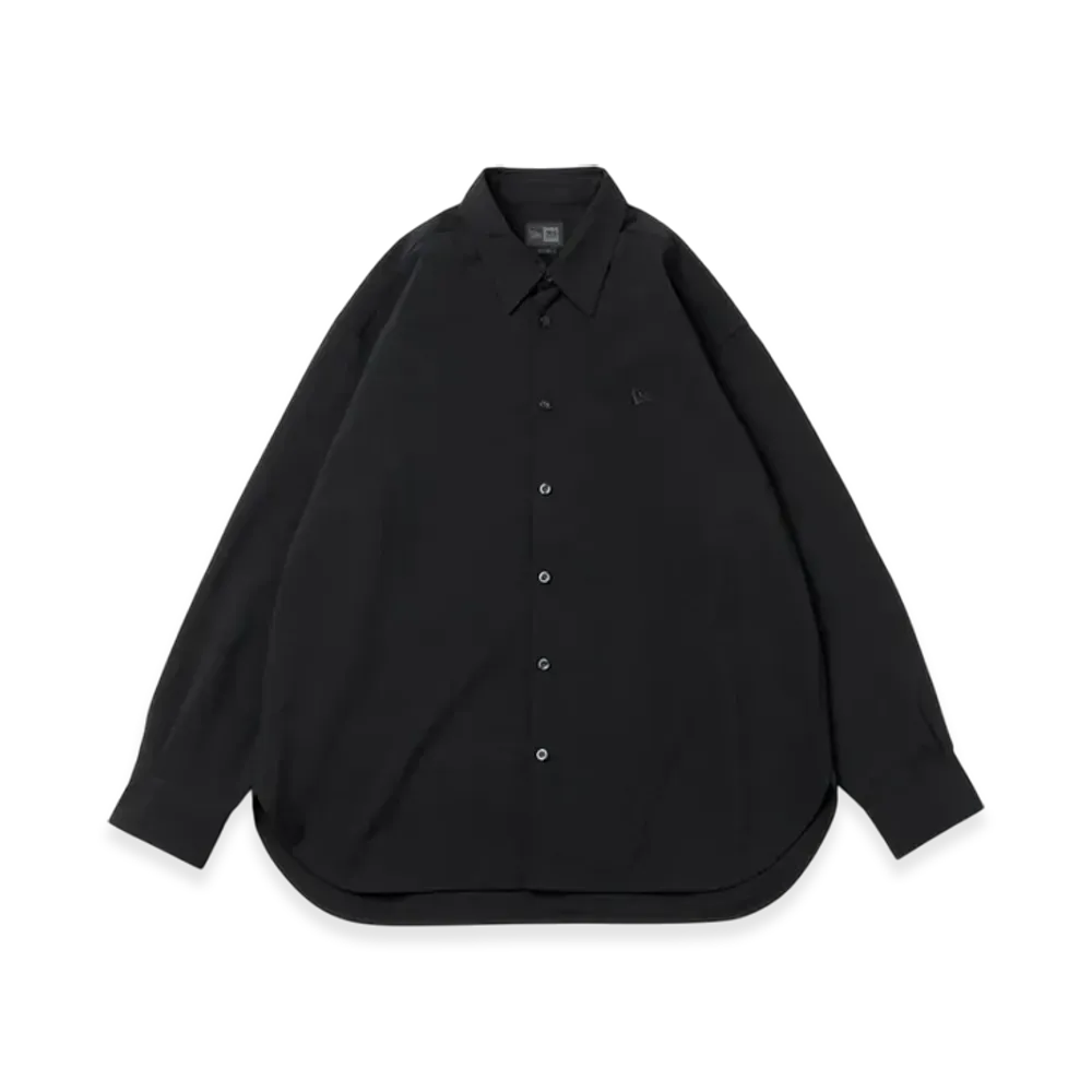 NEW ERA Black Label FW25 Long Sleeve Wool Shirt "Black"