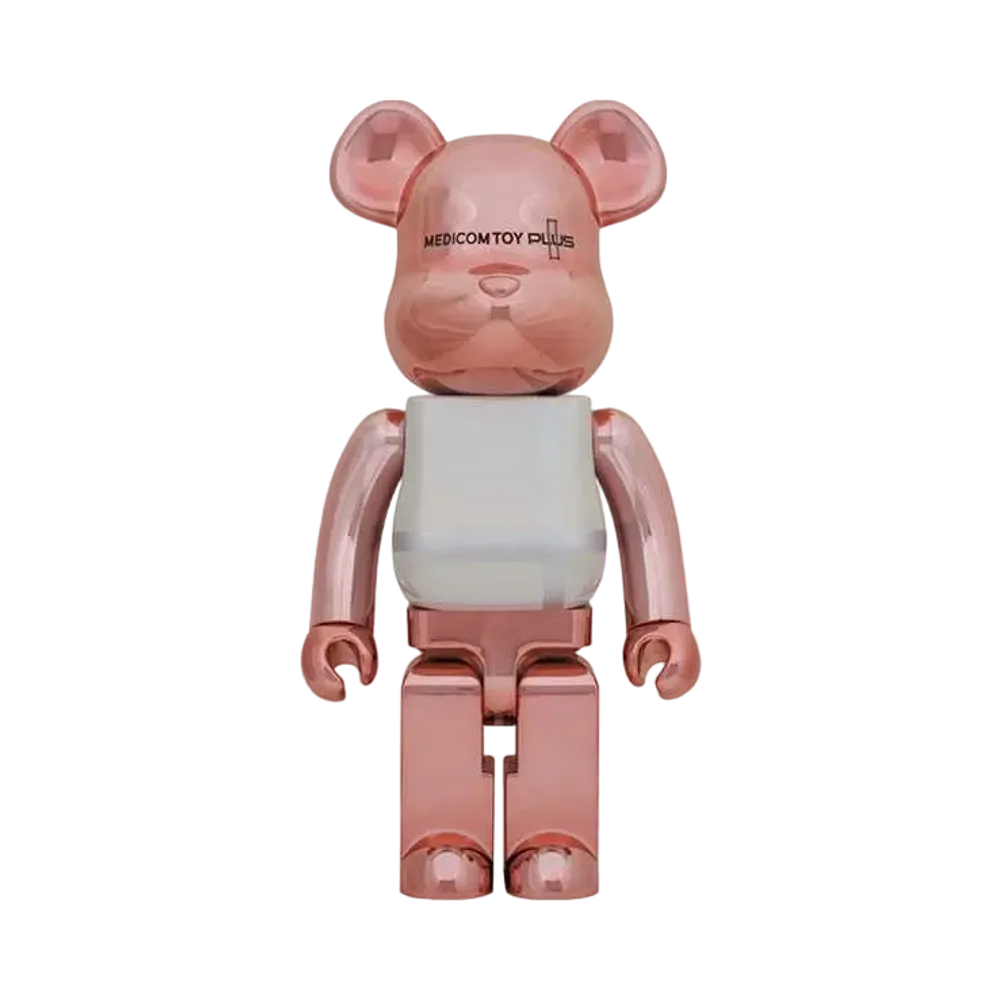 Bearbrick MEDICOM TOY PLUS PINK GOLD CHROME Ver. 1000%