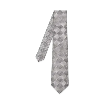 Paul Smith Geometric Check Tie "Brown"