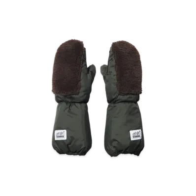 NEIGHBORHOOD x Eddie Bauer Down Mittens "Olive Drab"