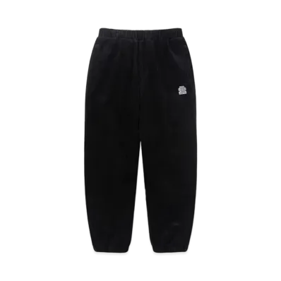 Black Eye Patch OG Label Corduroy Track Pants "Black"