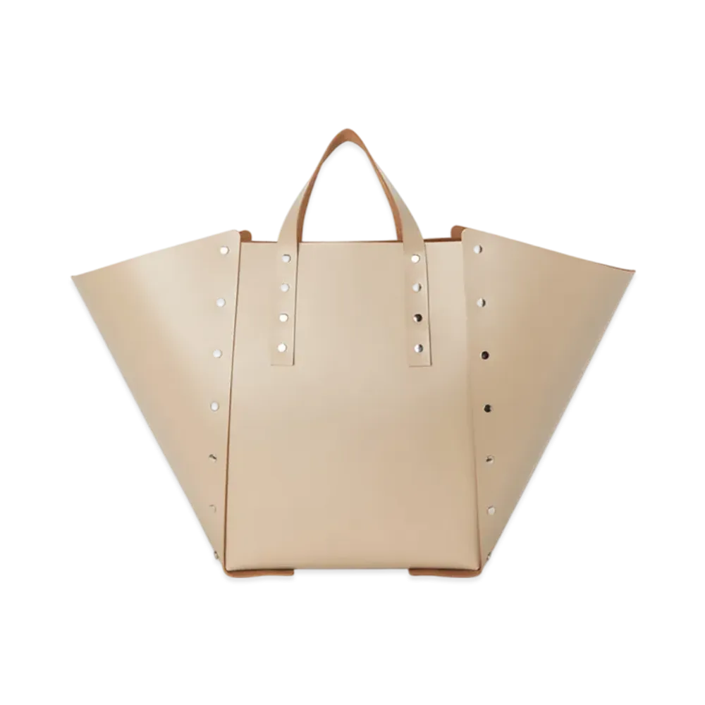 Hender Scheme Assemble Hand Bag Wide L "Beige"