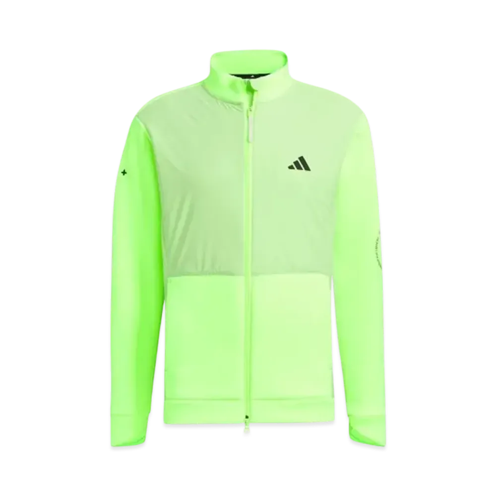 adidas Cardboard Knit Fabric Mix Full Zip Jacket "Lucid Lemon"