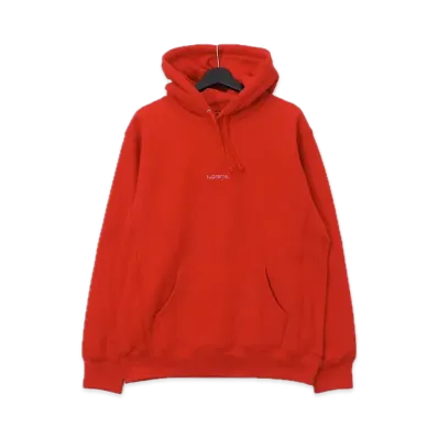 Supreme Trademark Hooded Sweatshirt "Red"