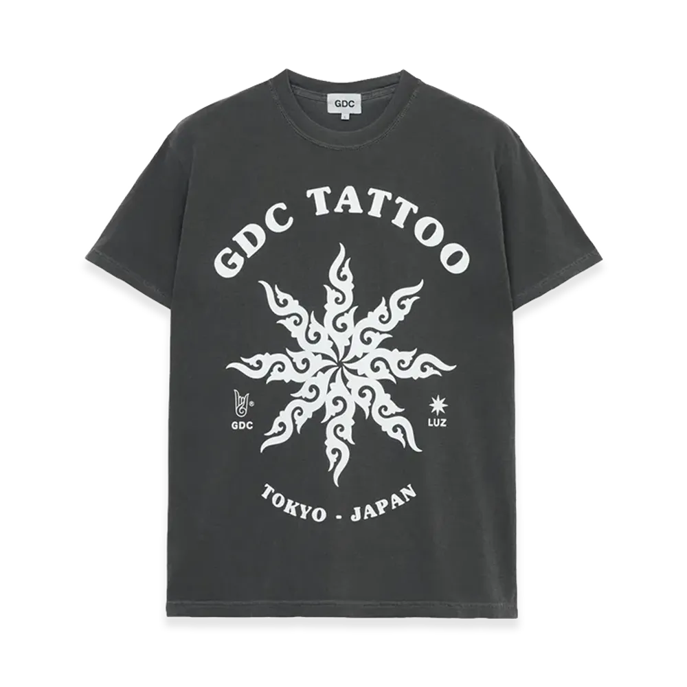 GDC x JUN MATSUI Tee "Charcoal"